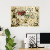 Vögel in der Hand Poster (Heimbüro)