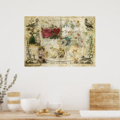 Vögel in der Hand Poster (Küche)