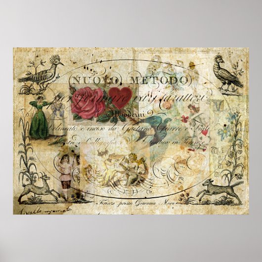 Vögel in der Hand Poster (Vorne)