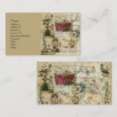 Vogel in der Hand Visitenkarte (Vorne/Hinten)