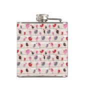 Vögel in der Liebe Flachmann (Rückseite)