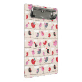 Vögel in der Liebe Mini Klemmbrett (Schrägansicht)