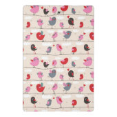 Vögel in der Liebe Mini Klemmbrett (Rückseite)