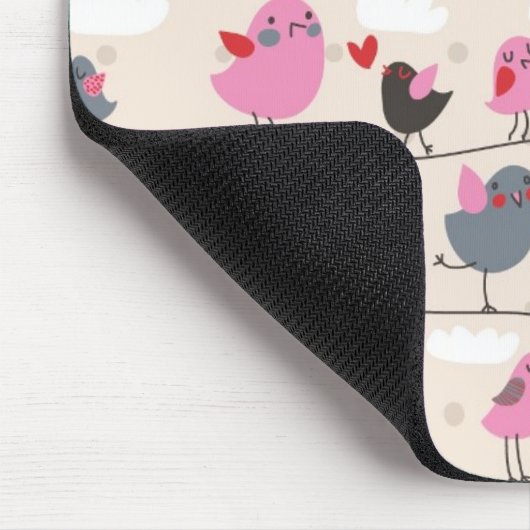 Vögel in der Liebe Mousepad (Ecke)