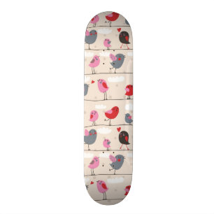 Vögel in der Liebe Skateboard