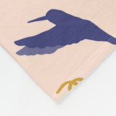 Vögel in der Luft Fleecedecke (Ecke)