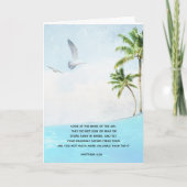 Vögel in der Luft Matthew 6:26 Karte (Vorderseite)