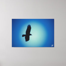 Vogel in der Post-Reihe #6 Leinwanddruck