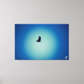 Vogel in der Postreihe #8 Leinwanddruck (Vorderseite)