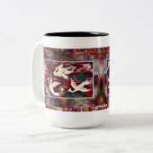 Vögel in der roten Tasse (Vorderseite Links)