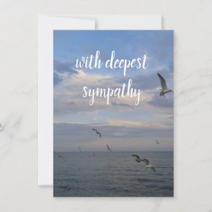 Vögel in der Sky Sympathy Card