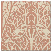 Vögel in Dicke, Farben der Wüste, Blume Stoff (Nahaufnahme)