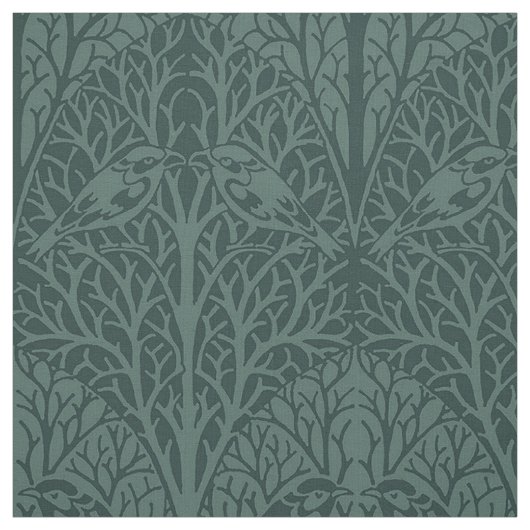 Vögel in Dicke, Leaf-Shadow-Farben Stoff (Muster)