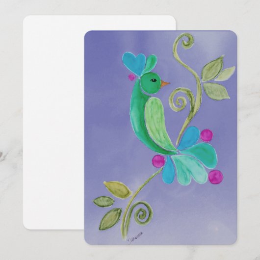 Vögel in einem Baum (Vorne/Hinten)