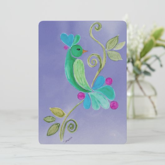 Vögel in einem Baum (Stehend Vorderseite)