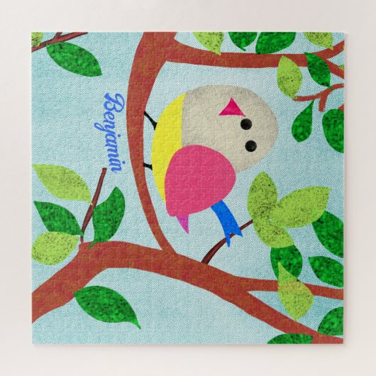 Vögel in einem Baum Puzzle (Horizontal)