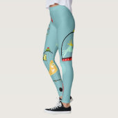 Vögel in einem Käfig Leggings (Links)