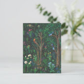 "Vögel in einem mittelalterlichen Wald." (Teichdet Postkarte (Stehend Vorderseite)