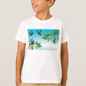 Vögel in einem T - Shirt (Vorderseite)