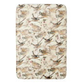 Vögel in einer Zweigstelle Badematte (Vorderseite Vertikal)