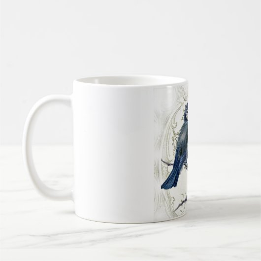 Vögel in einer Zweigstelle Kaffeetasse (Links)