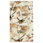 Vögel in einer Zweigstelle Kleine Geschenktüte (Rückseite)