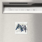 Vögel in einer Zweigstelle Magnet (In Situ (Geschirrspüler))