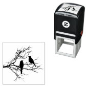 Vögel in einer Zweigstelle Permastempel (Beispiel)