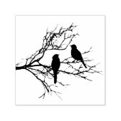 Vögel in einer Zweigstelle Permastempel (Design)