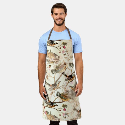 Vögel in einer Zweigstelle Schürze (Getragen)