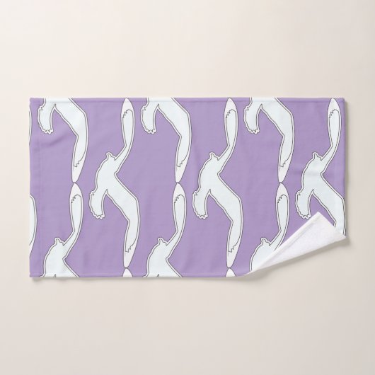 Vögel in Flight Bath Accessoire Lavendel Badhandtuch Set (Handtuch)