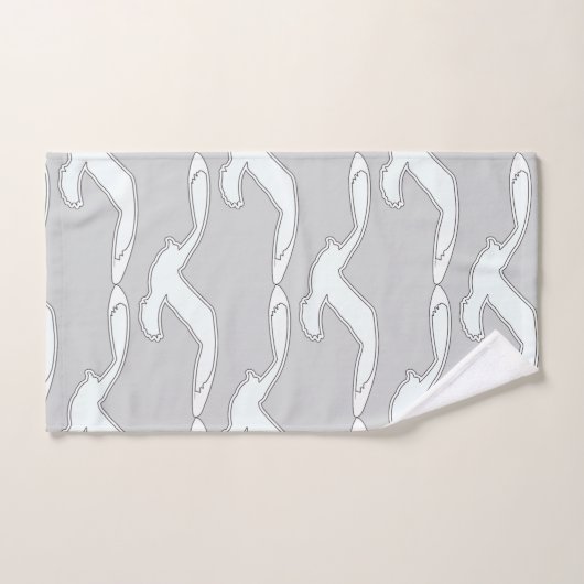 Vögel in Flight Bath Zubehör lt grau Badhandtuch Set (Handtuch)