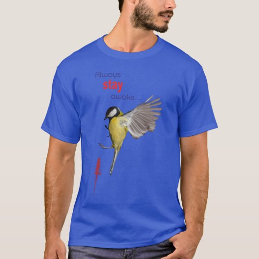 Vogel in Flight Inspiration Design Geschenk T-Shirt (Vorderseite)