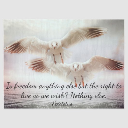 Vögel in Flight Tissue Paper Seidenpapier (Vorderseite)