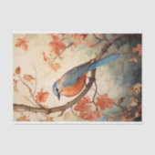 Vogel in Florals 6 Dekoupage Paper Seidenpapier (Vorderseite)