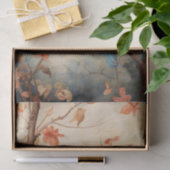 Vogel in Florals 6 Dekoupage Paper Seidenpapier (Geschenk)