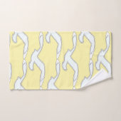 Vögel in Flug Bath Zubehör gelb Badhandtuch Set (Handtuch)