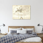 Vögel in ganz Europa Leinwanddruck (Insitu (Schlafzimmer))