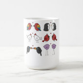 Vögel in Liebe Kaffeetasse (Mittel)