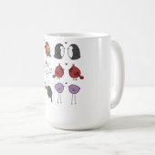 Vögel in Liebe Kaffeetasse (VorderseiteRechts)