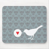 Vogel in Liebe mousepad (Vorne)