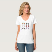Vögel in Liebe  T-Shirt (Vorderseite Vollansicht)