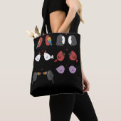 Vögel in Liebe  Tasche (Von Nahem)