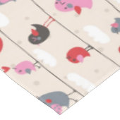 Vögel in Liebe Tischdecke (Schrägansicht)