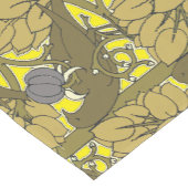 Vögel in Obstbaummuster von Voysey Kurzer Tischläufer (Ecke)