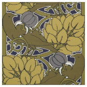 Vögel in Obstbaummuster von Voysey Stoff (Muster)