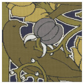 Vögel in Obstbaummuster von Voysey Stoff (Nahaufnahme)