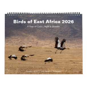 Vögel in Ostafrika - Kalender 2026