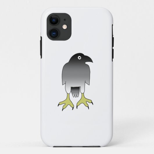 Vogel in schwarz-weiß Case-Mate iPhone hülle (Rückseite)
