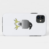 Vogel in schwarz-weiß Case-Mate iPhone hülle (Rückseite (Horizontal))